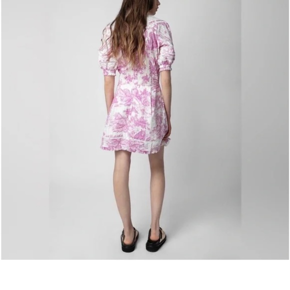 Brand New w Tags Zadig & Voltaire Rozy Mini Dress - Picture 2 of 3